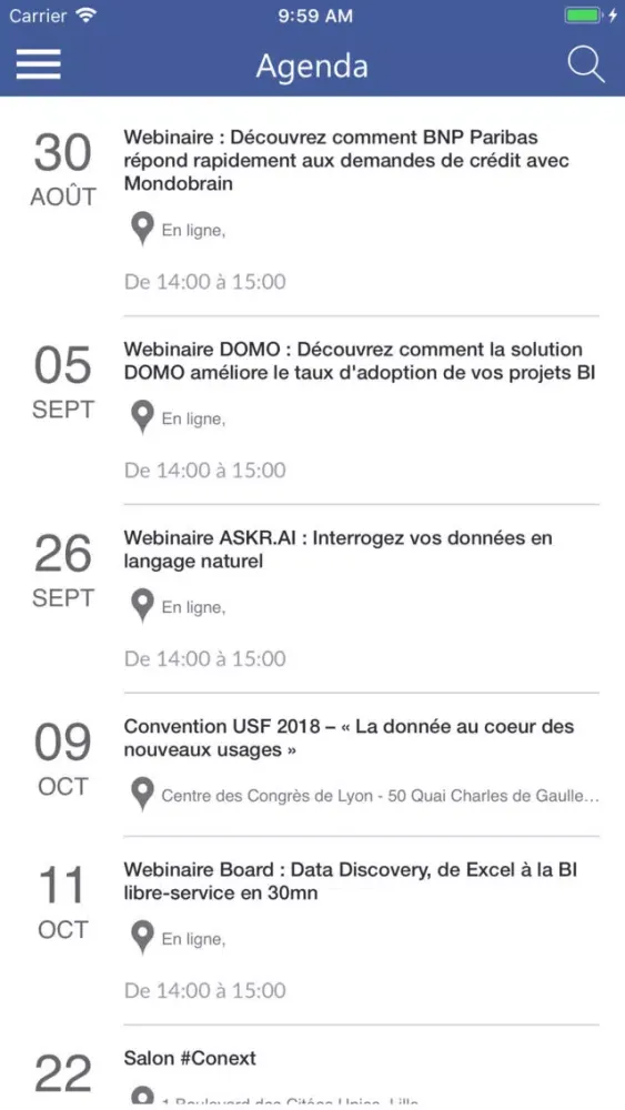Decideo, Data Science Screenshots