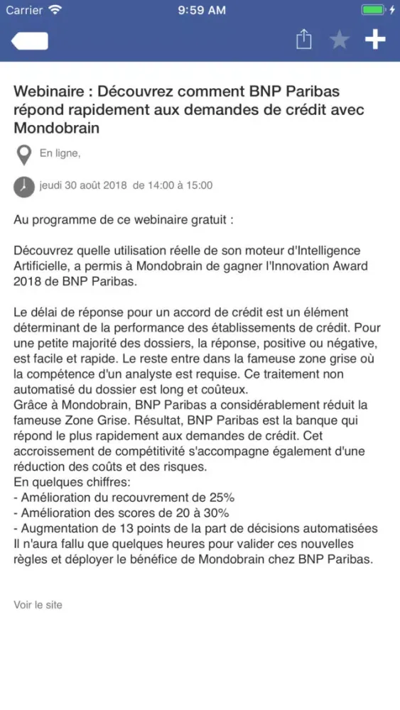 Decideo, Data Science Screenshots