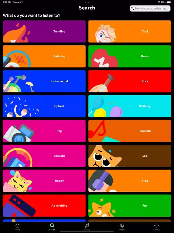 Soundzone - Music and Chill iPad  سکرین شاٹس
