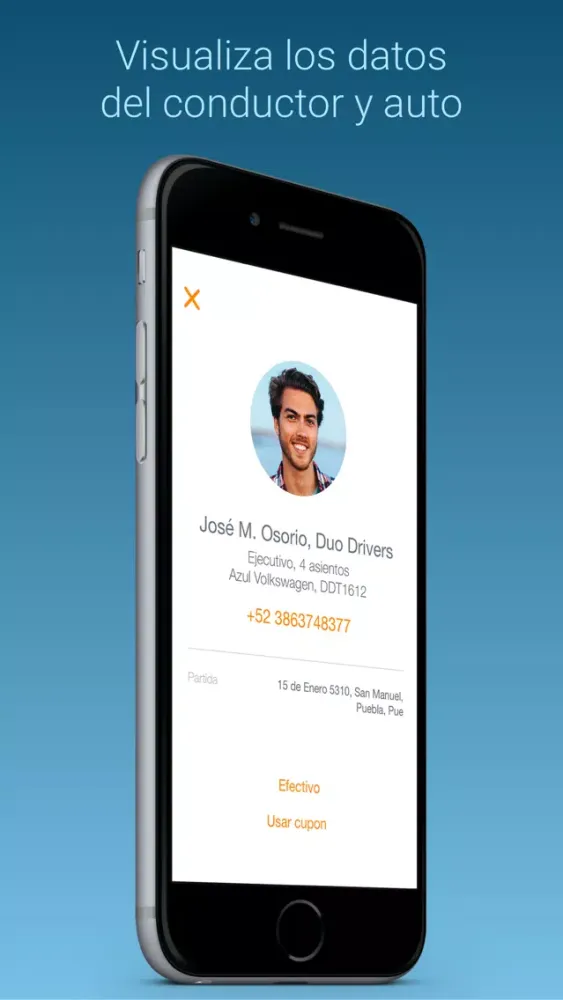 Скриншоты DuoDrivers App para Pasajeros