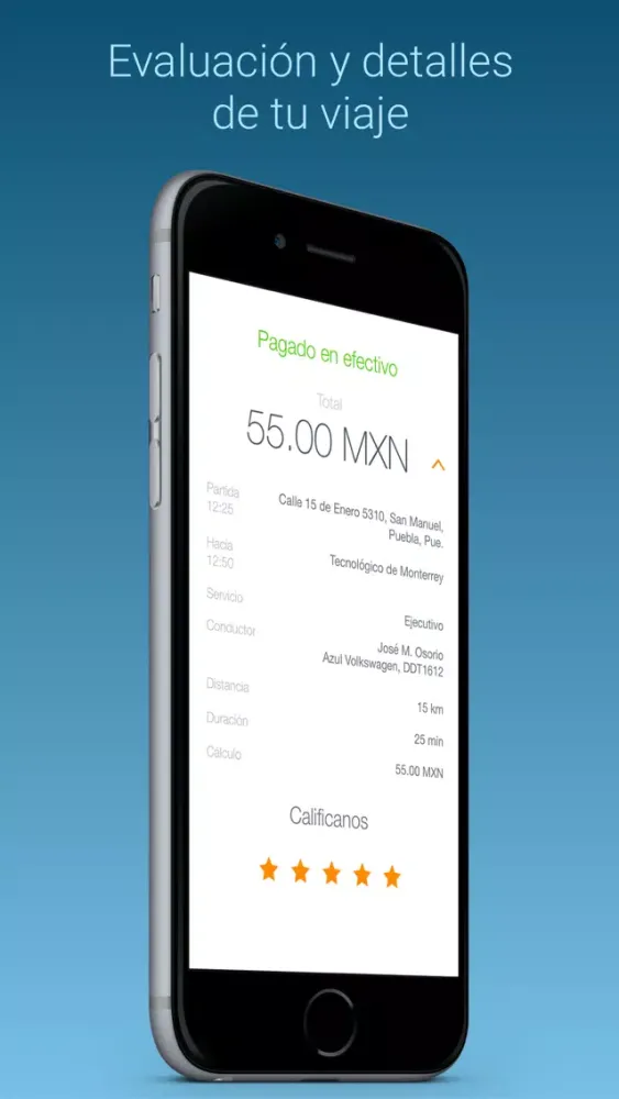 Скриншоты DuoDrivers App para Pasajeros