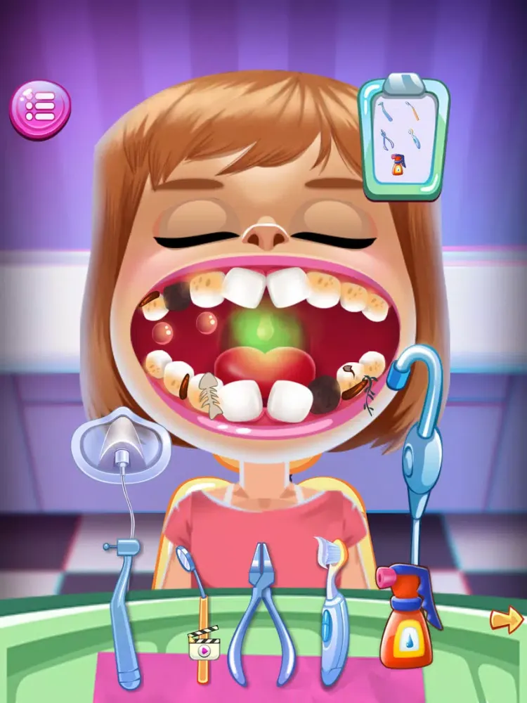 Ảnh chụp màn hình của My Baby Dentist - Dentist Game iPad 