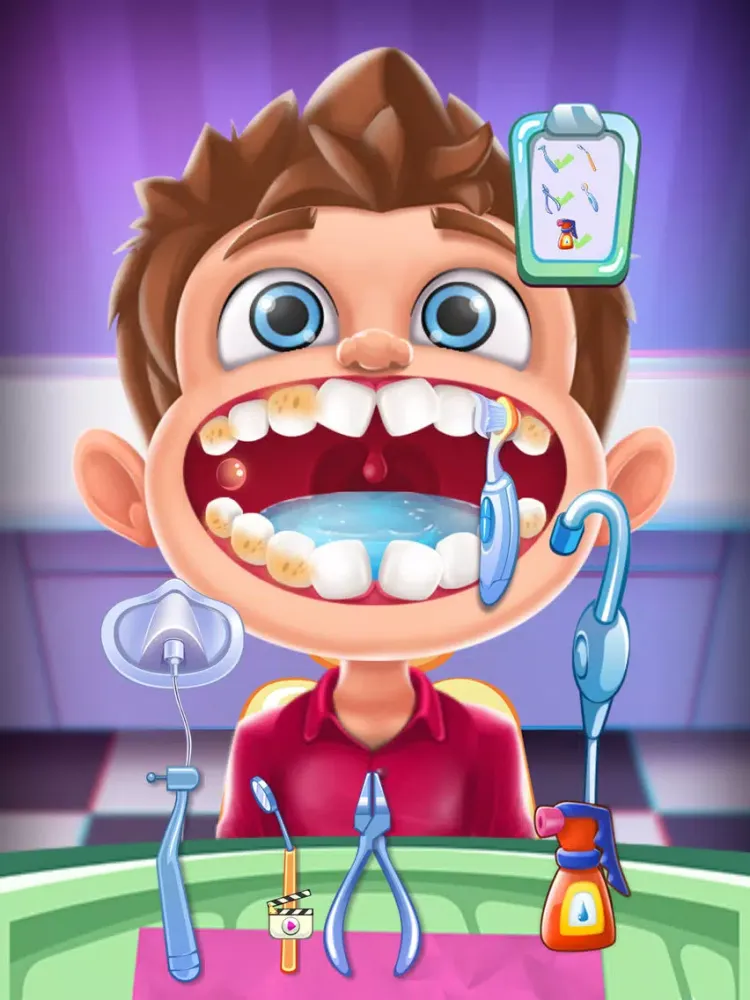 Ảnh chụp màn hình của My Baby Dentist - Dentist Game iPad 
