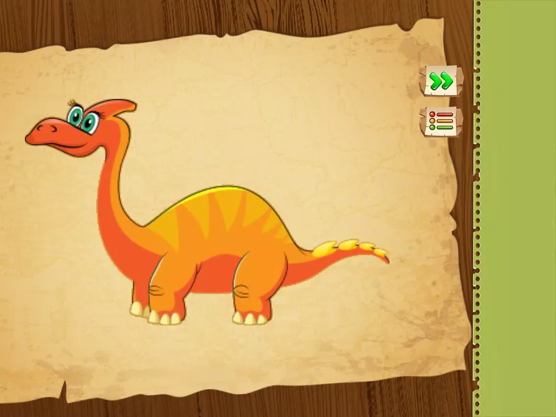 Dinosaur Jigsaw Puzzle-Game iPad  スクリーンショット