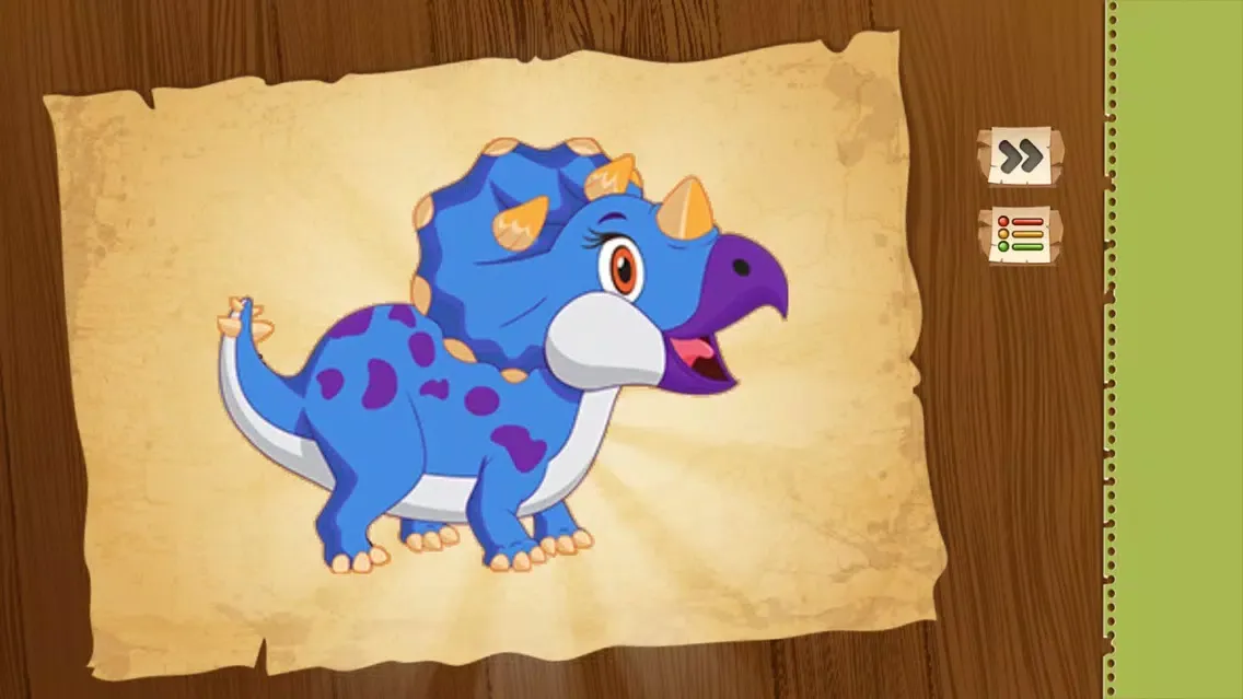 Dinosaur Jigsaw Puzzle-Game スクリーンショット