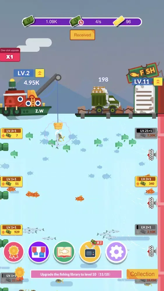 Tangkapan layar Idle Fish:fish farming