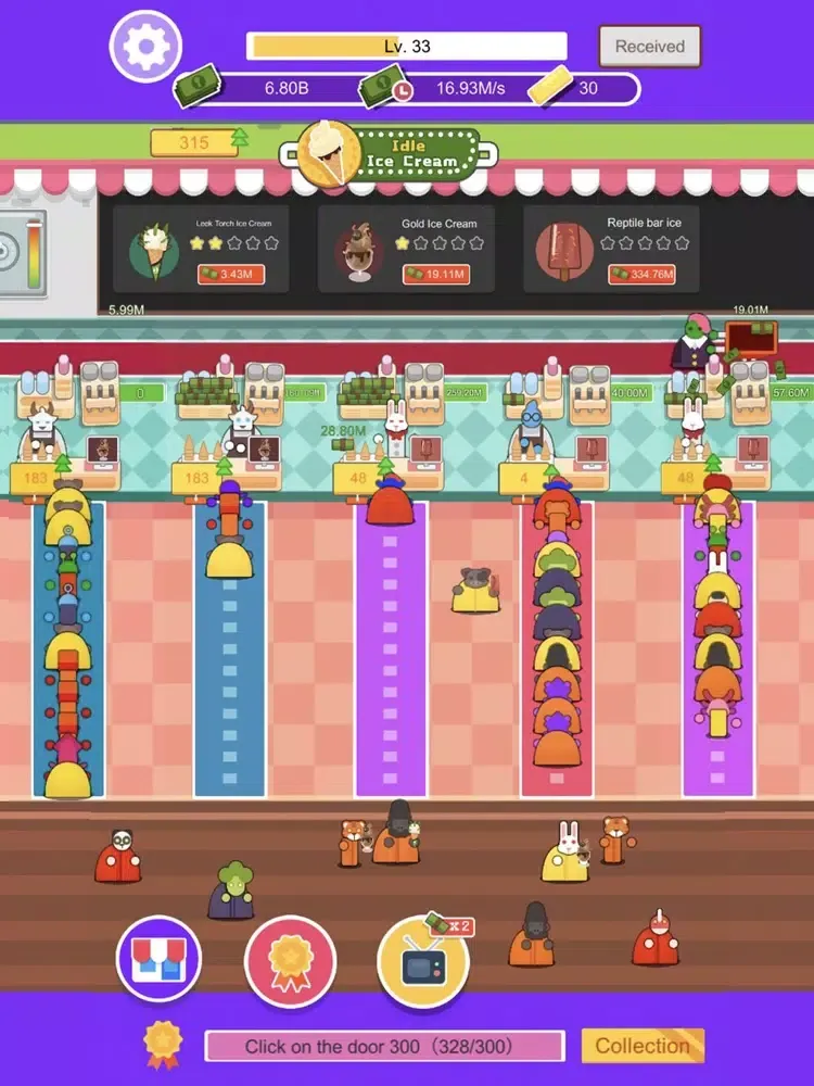 Idle Ice Cream - Dream Tycoon iPad  Ekran Görüntüleri