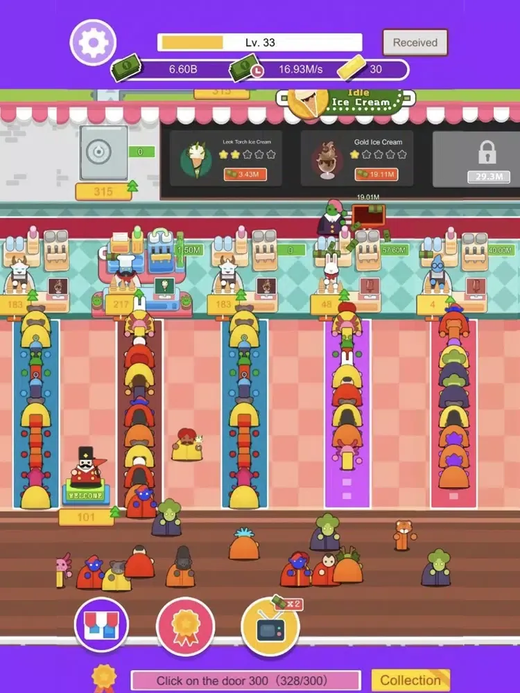 Idle Ice Cream - Dream Tycoon iPad  Ekran Görüntüleri