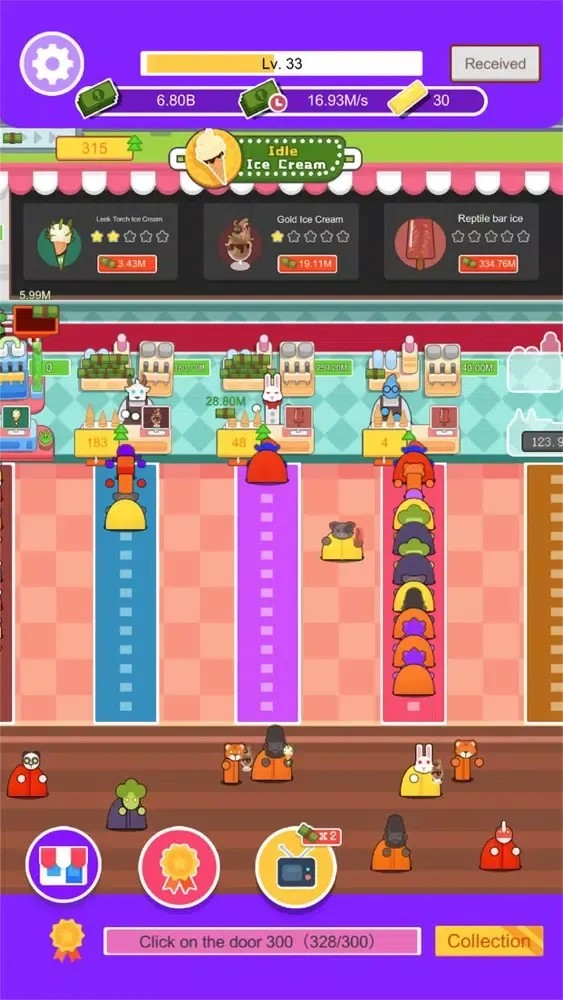 Idle Ice Cream - Dream Tycoon Ekran Görüntüleri