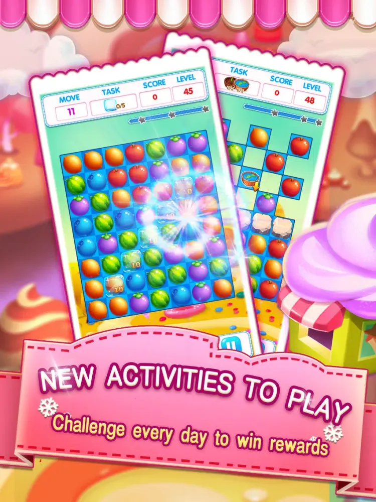 Captures d'écran de candy Link Match Games iPad 