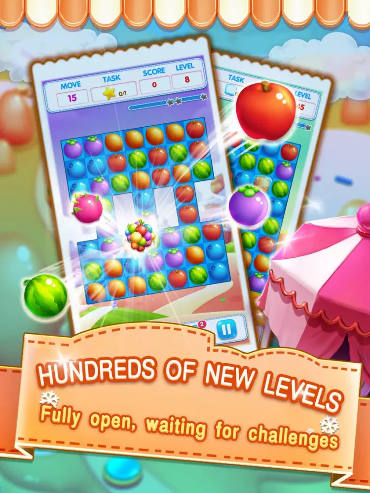 Captures d'écran de candy Link Match Games iPad 