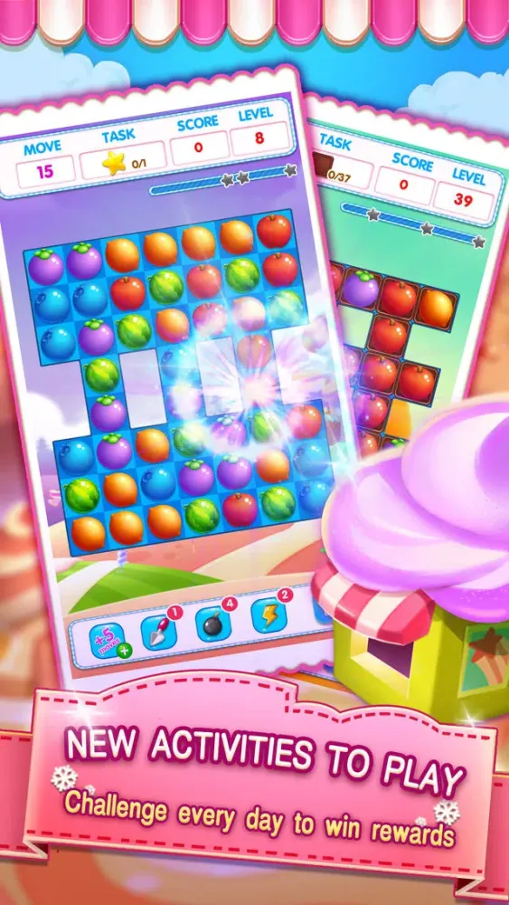 Captures d'écran de candy Link Match Games