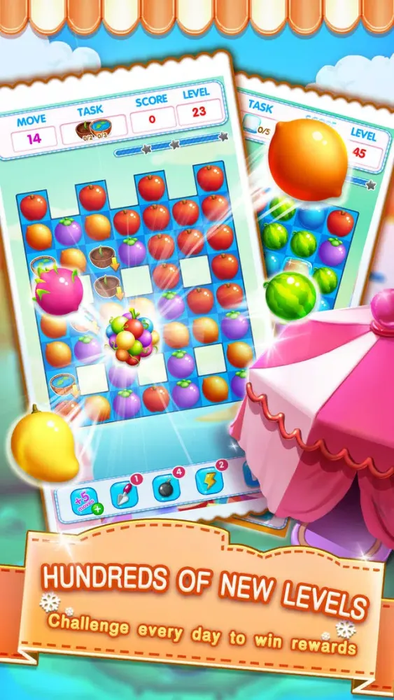 Captures d'écran de candy Link Match Games