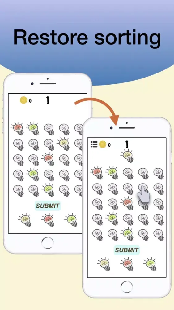 Capturas de tela do Repeat Sorting MUBU