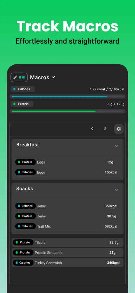 Protein Tracker - DailyProtein Screenshots