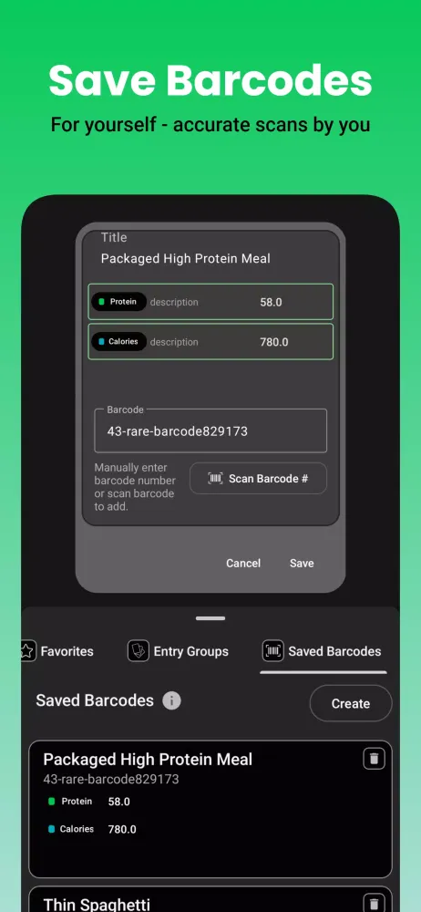 Protein Tracker - DailyProtein Screenshots