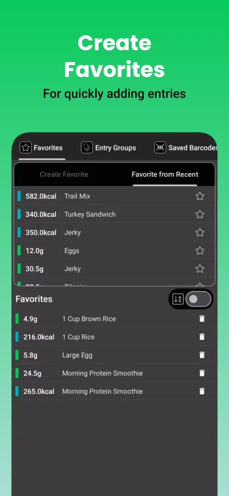 Protein Tracker - DailyProtein Screenshots