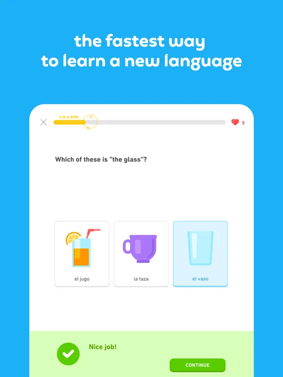 Duolingo - Language Lessons iPad  स्क्रीनशॉट