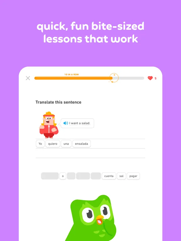 Duolingo - Language Lessons iPad  स्क्रीनशॉट