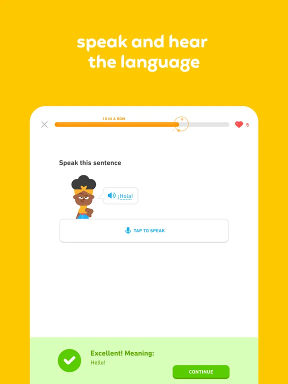 Duolingo - Language Lessons iPad  स्क्रीनशॉट