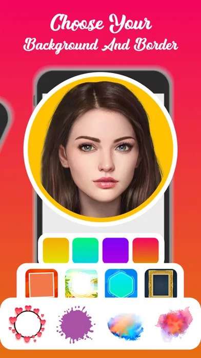 Profile Picture Maker App Screenshots