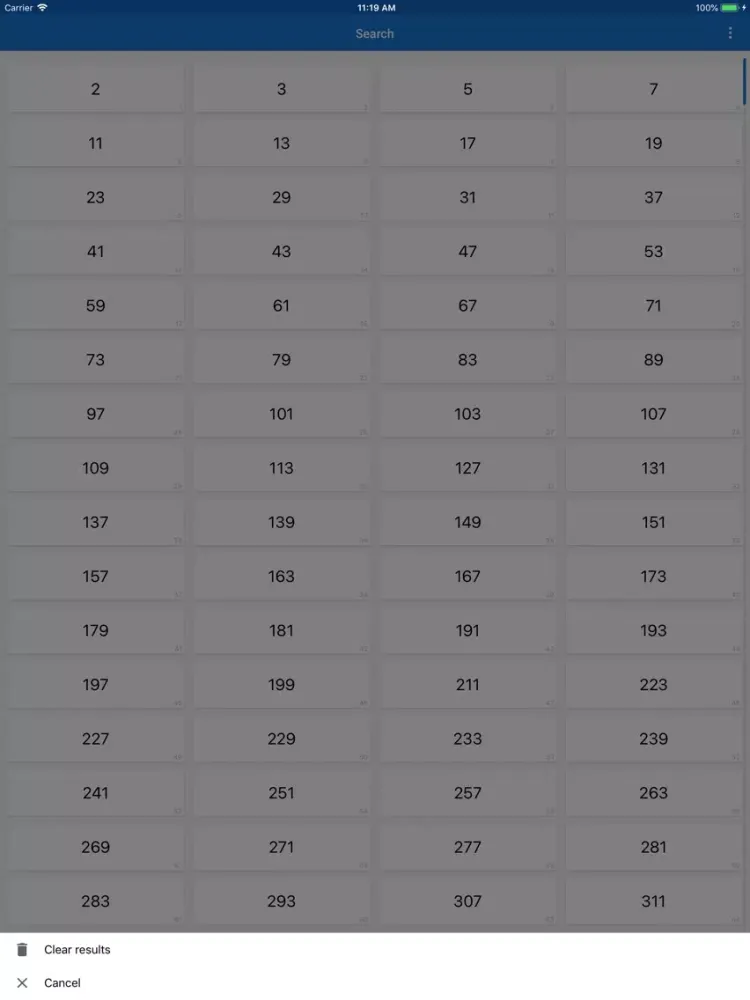Primes - prime numbers iPad 應用截圖