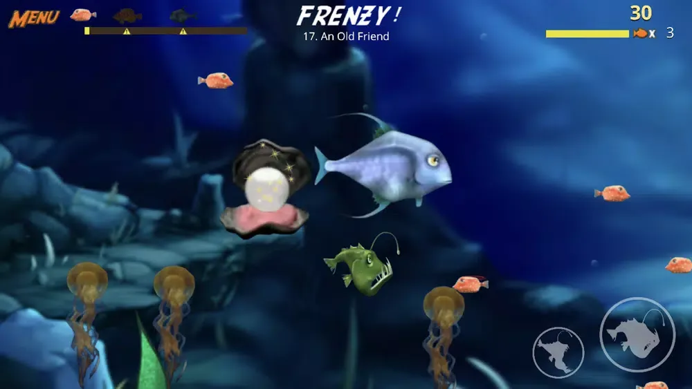Capturas de tela do Feeding Frenzy 2!