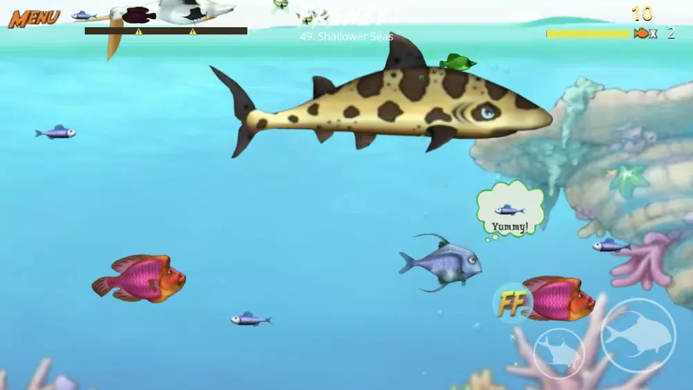 Capturas de tela do Feeding Frenzy 2!