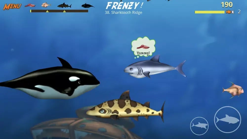 Capturas de tela do Feeding Frenzy 2!