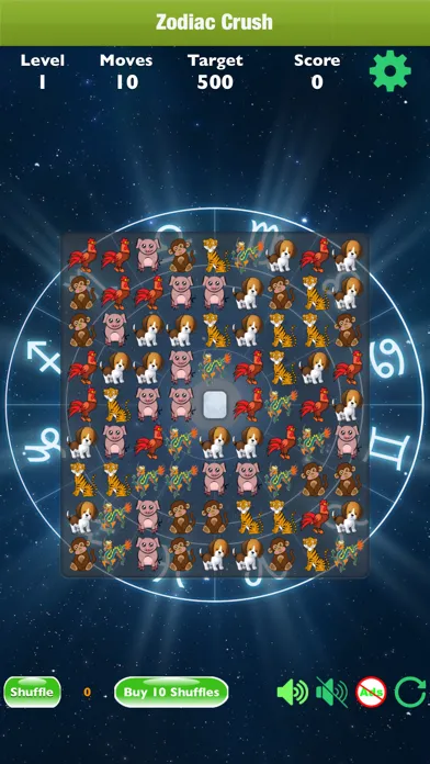 Zodiac Crush - Match 3 Screenshots