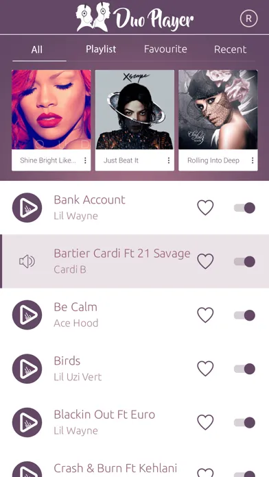 DuoPlayer a Dual Music Player स्क्रीनशॉट