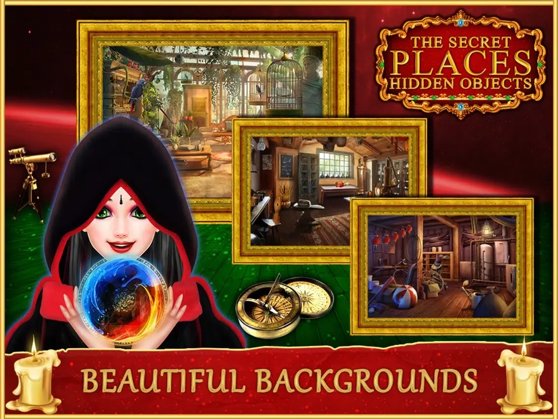 تصاویر Secret Places : Find the Clues iPad 
