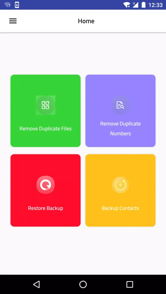 Delete Duplicate Contacts スクリーンショット