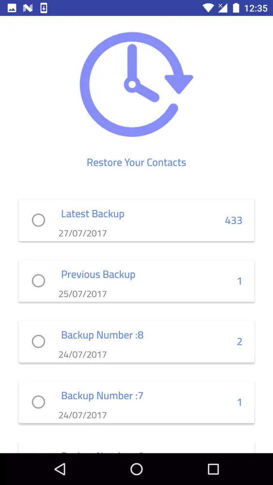Delete Duplicate Contacts スクリーンショット