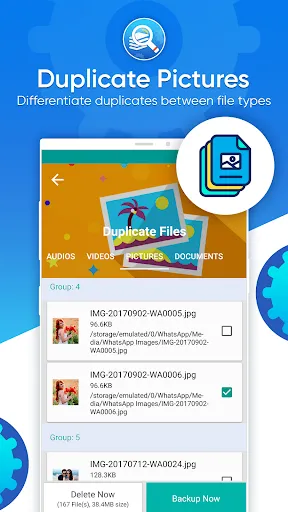 Zrzuty ekranu Duplicate Files Fixer -Remover