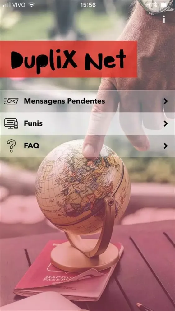 Capturas de tela do DuplixNet