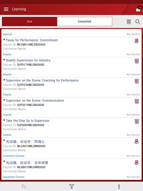 Zrzuty ekranu DES Courses iPad 