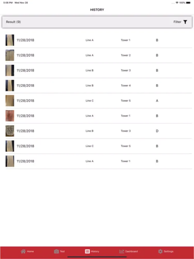 Screenshot di Brink Stick Test App iPad 