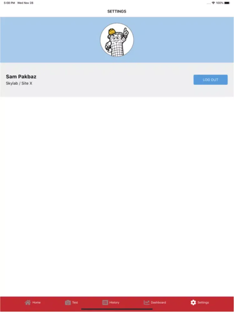 Screenshot di Brink Stick Test App iPad 