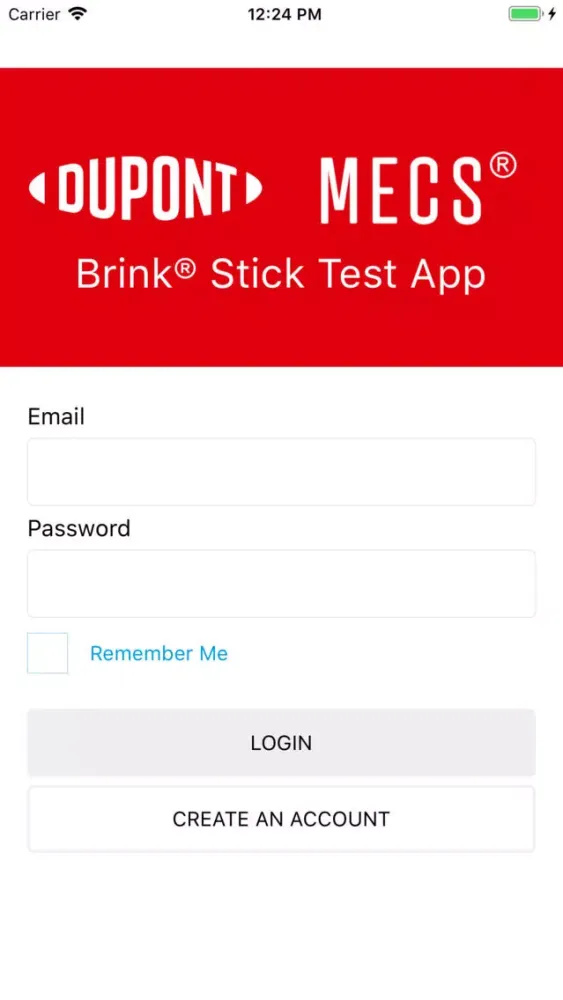Screenshot di Brink Stick Test App