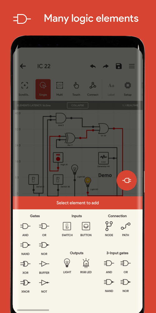 Logic Circuit Simulator Pro-screenshot-3