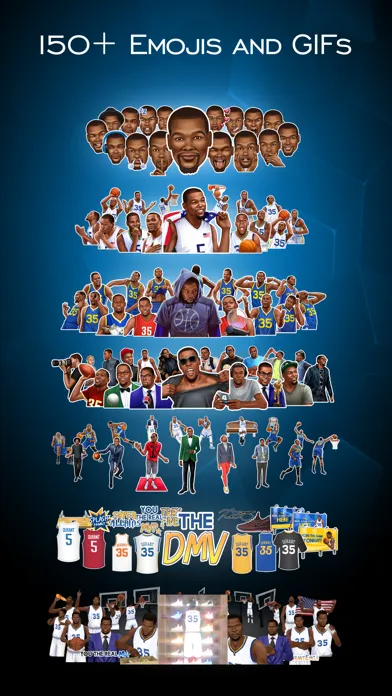 DurantEmoji by Kevin Durant 스크린샷