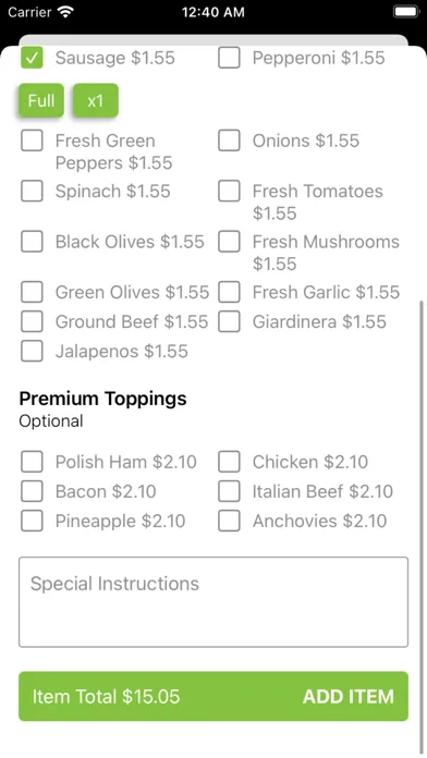 Durbin's Pizza سکرین شاٹس