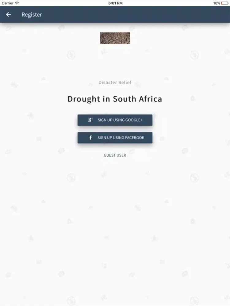 تصاویر Disaster Relief iPad 