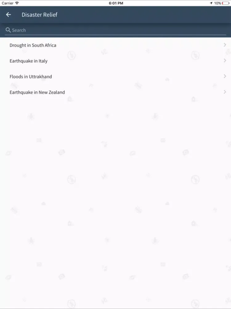 تصاویر Disaster Relief iPad 