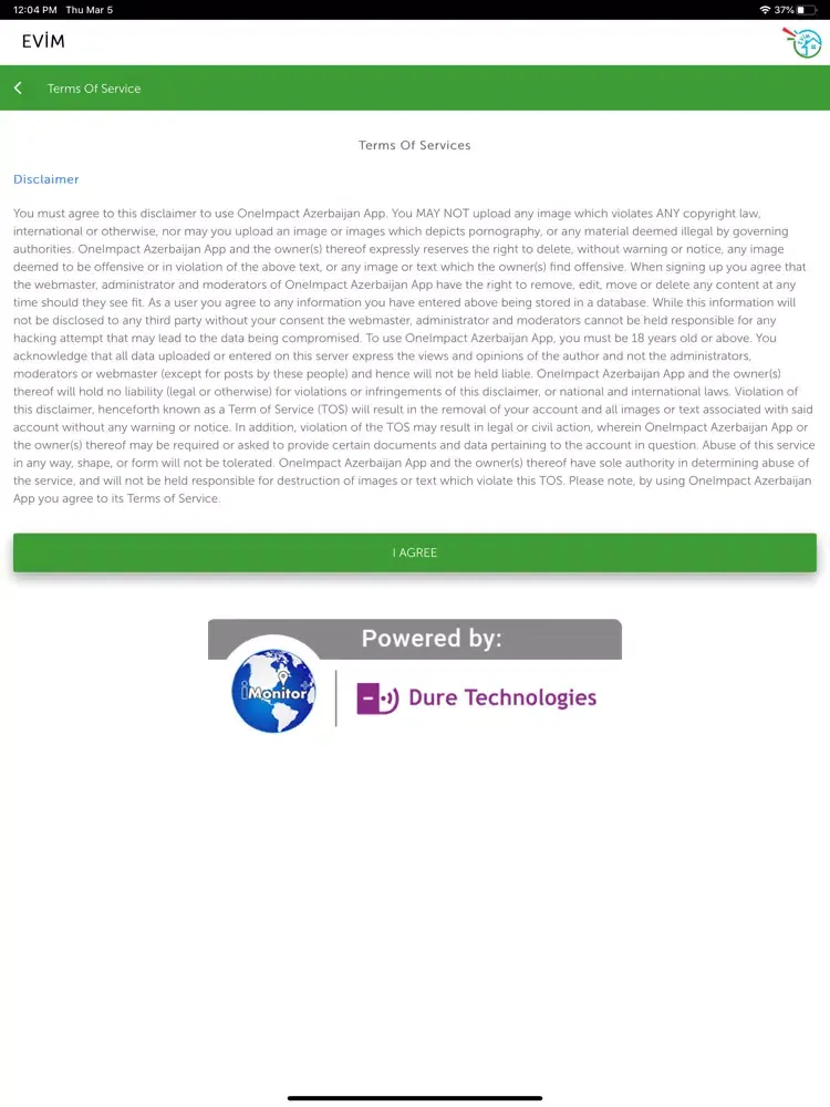EViM iPad  Screenshots