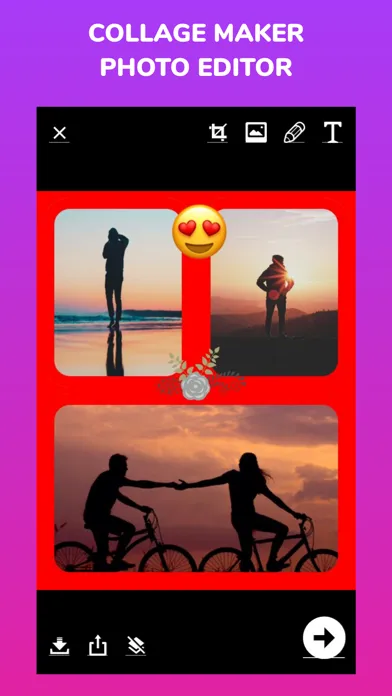 Captures d'écran de Simple Photo Collage Editor