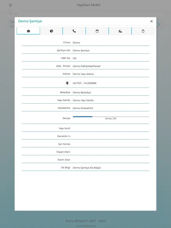 Capturas de tela do YapDen Mobil iPad 