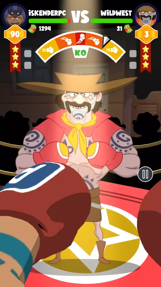 Capturas de tela do Puncher