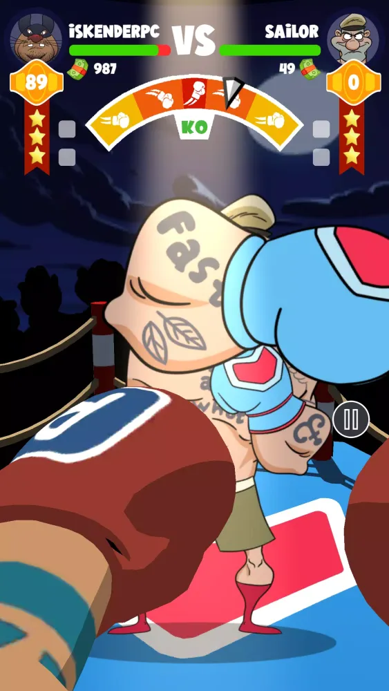 Capturas de tela do Puncher